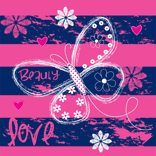 Butterfly Beauty T-shirt Design (Black)