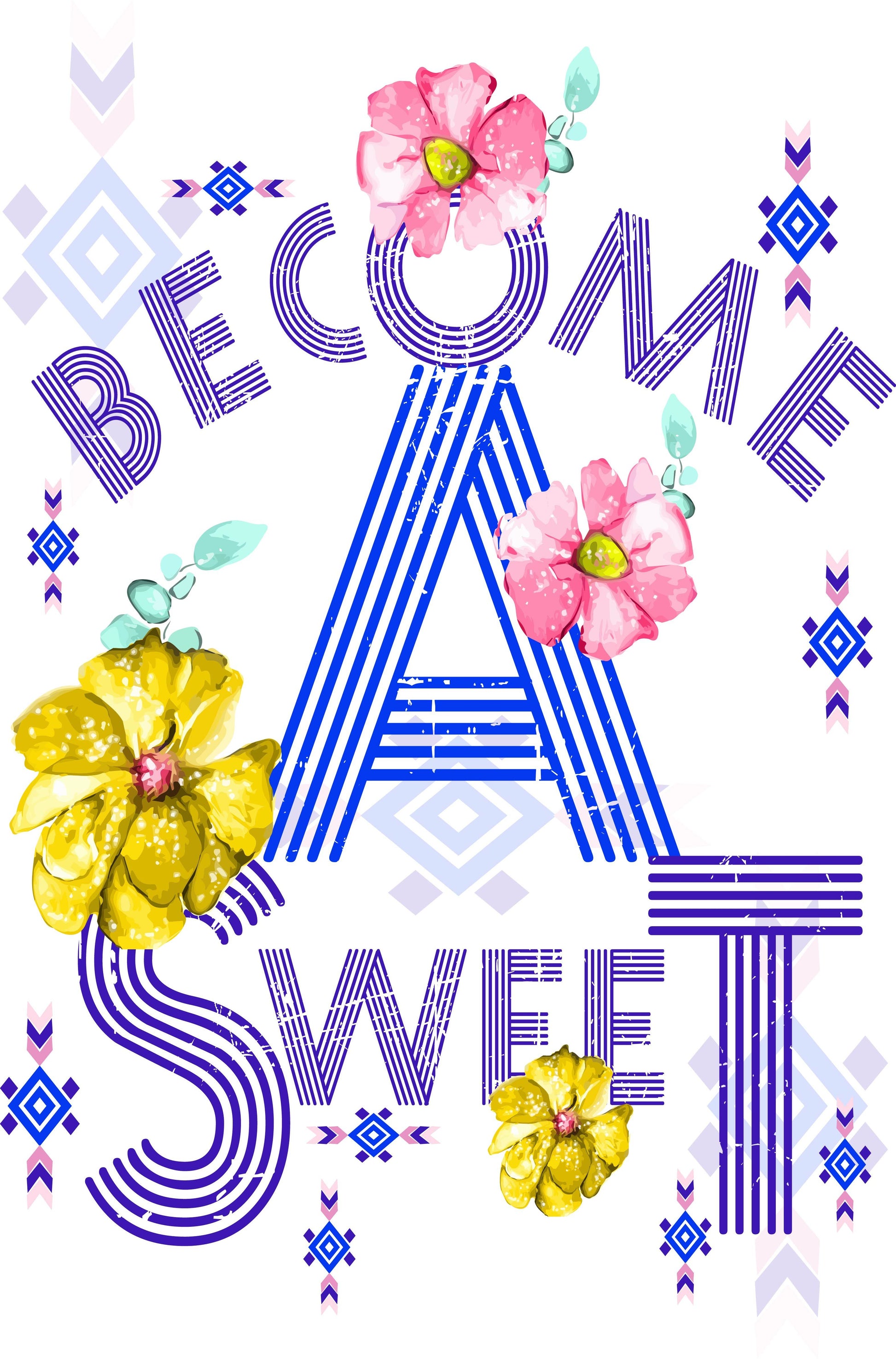 Become A Sweet Flower T-shirt (White)