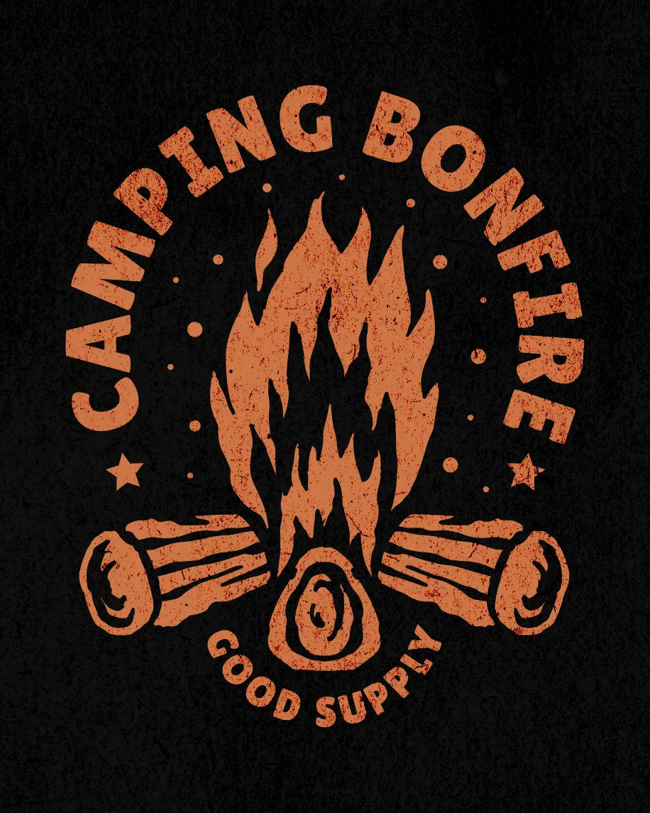Camping Bonfire Graphic Tee
