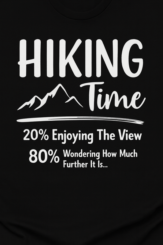 Hiking Time T-shirt (Black)