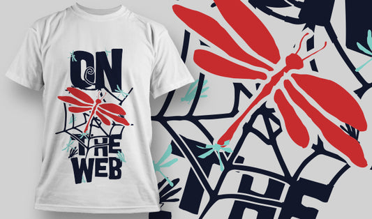 Dragonfly Graphic T-shirt (White)