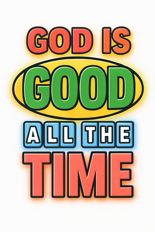 God Is Good All The Time Tee (White)