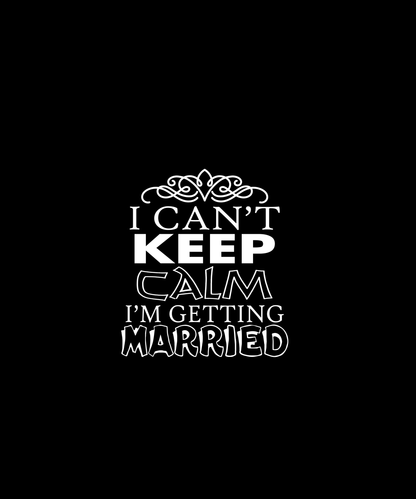 Getting Married T-shirt (Black)