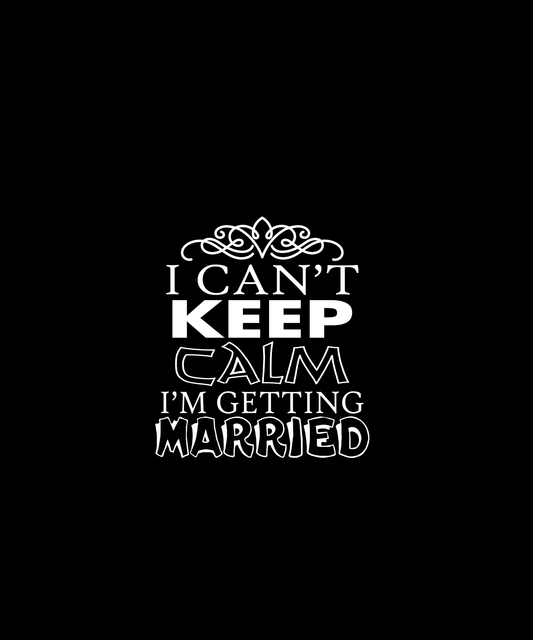 Getting Married T-shirt (Black)