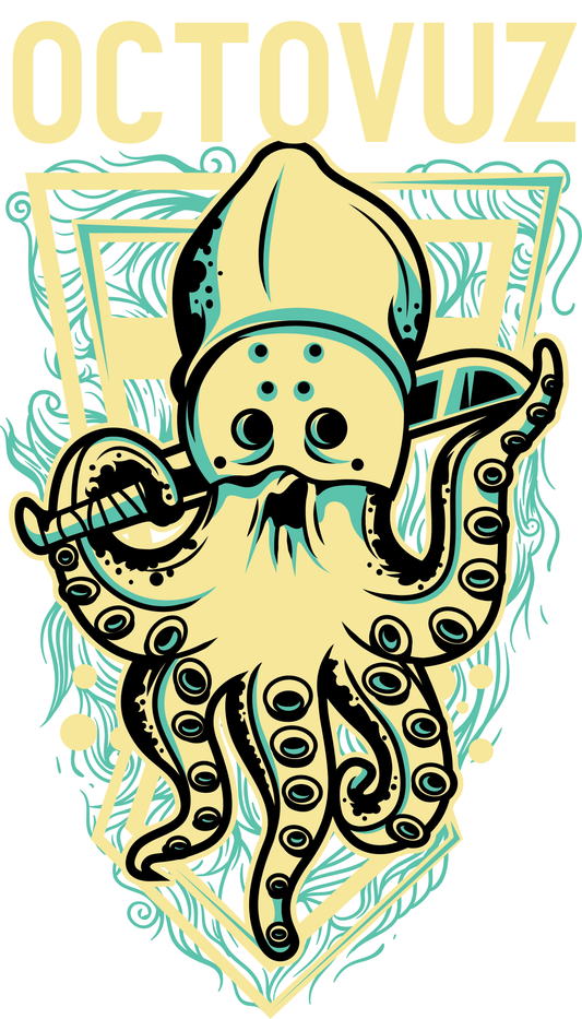 Octopus Graphic Tee (White)