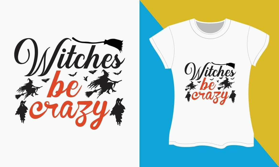 Witches Be Crazy T-shirt (Black)