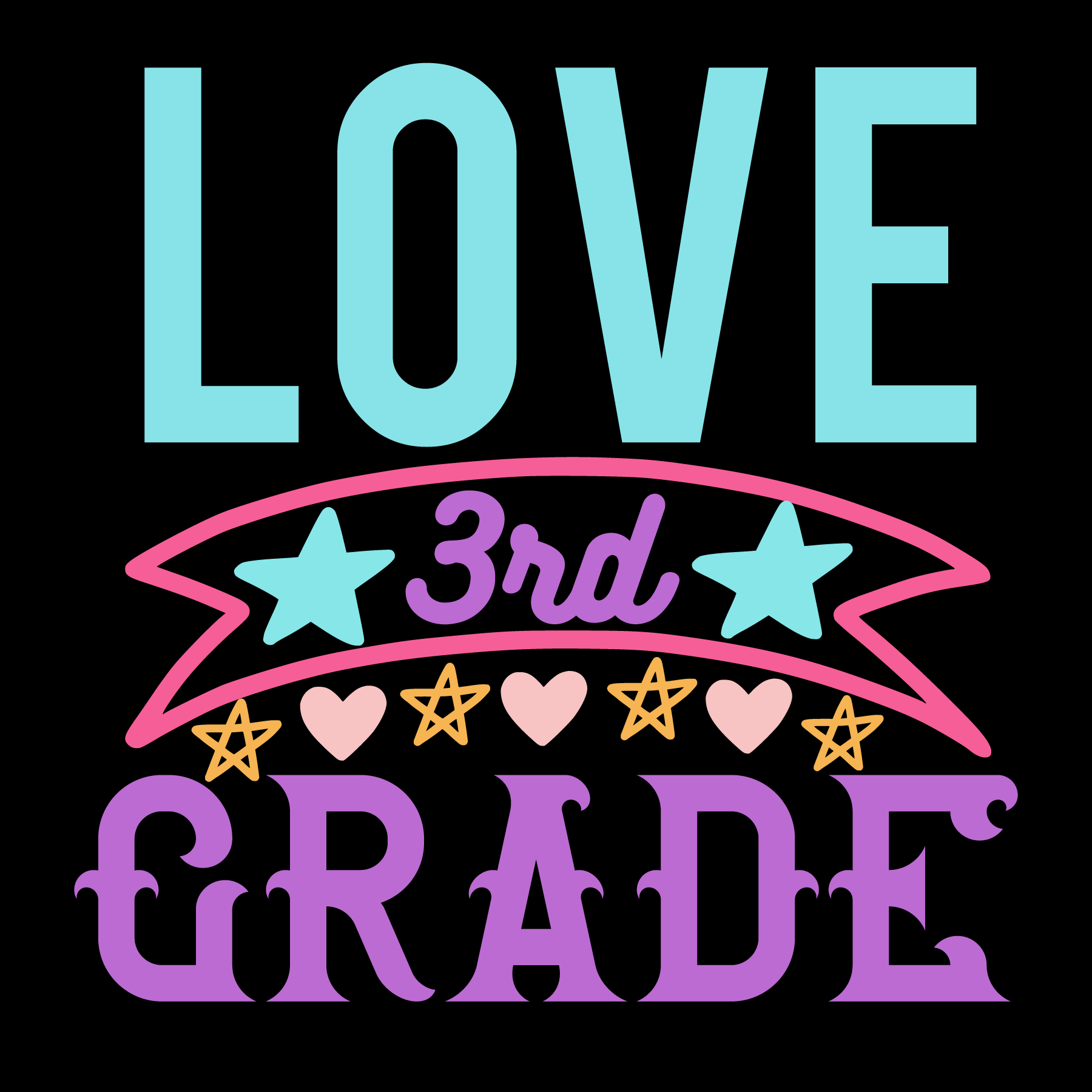 3Rd Grade Love- Tee