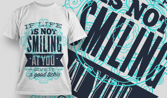 Humorous Graphic T-shirt Design (White)