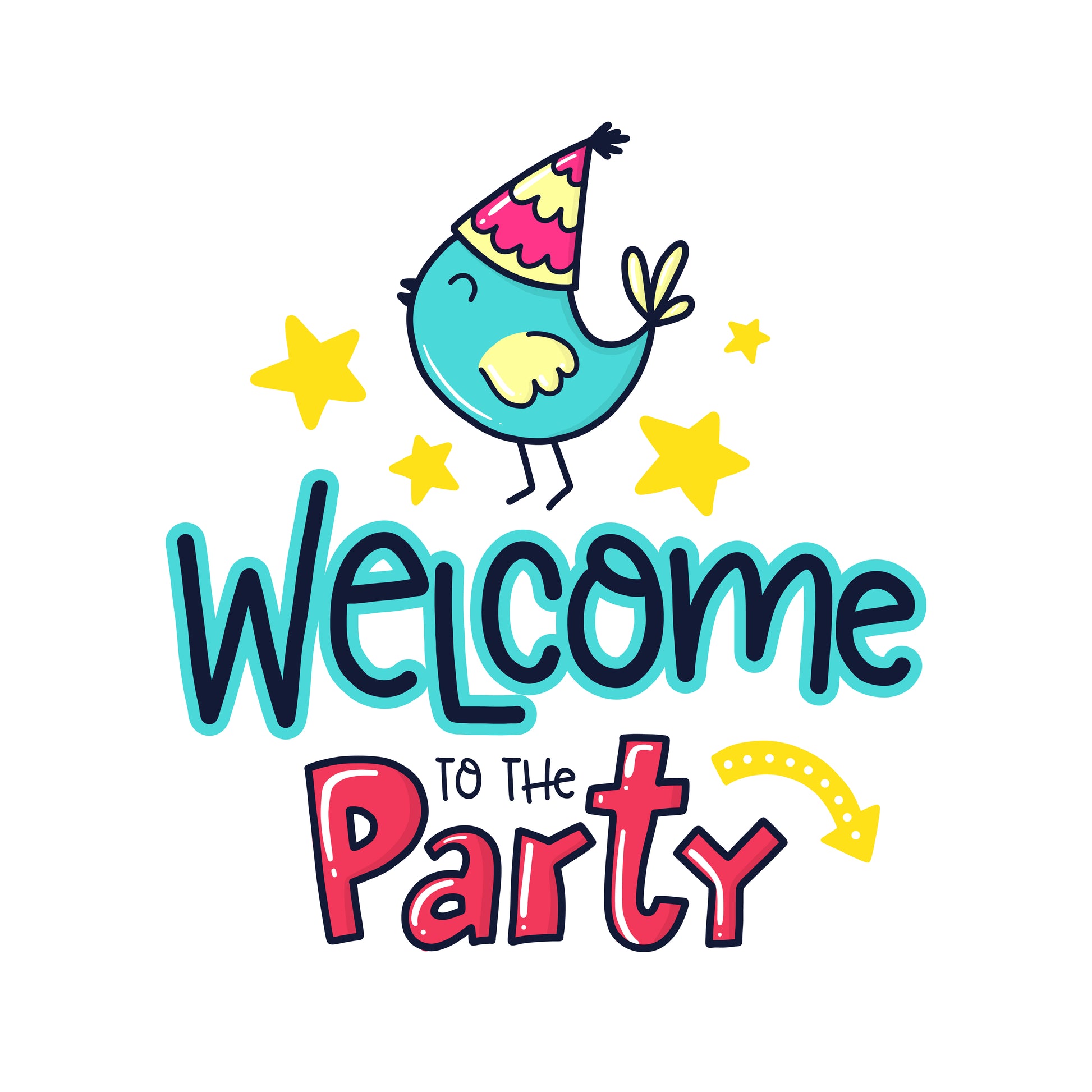 Party Welcome T-shirt (White)