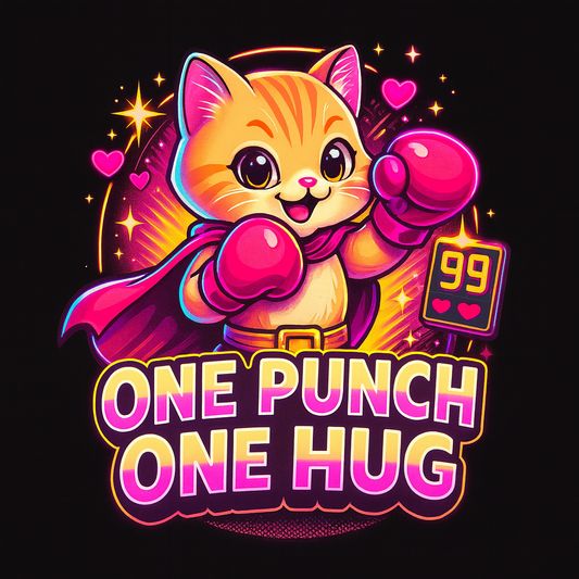 One Punch One Hug — Tee (Black)