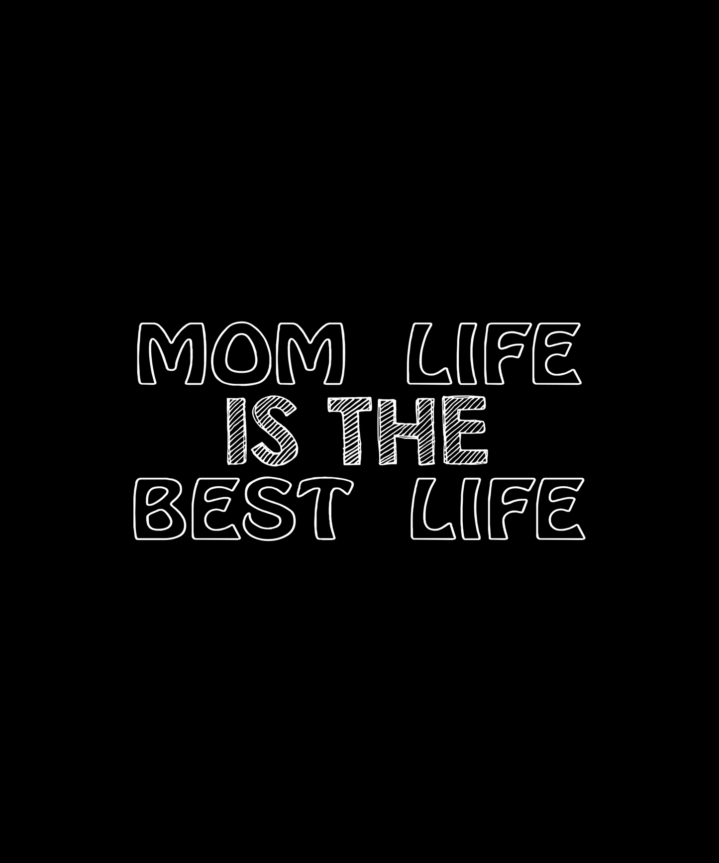 Mom Life Is The Best Life (Black)