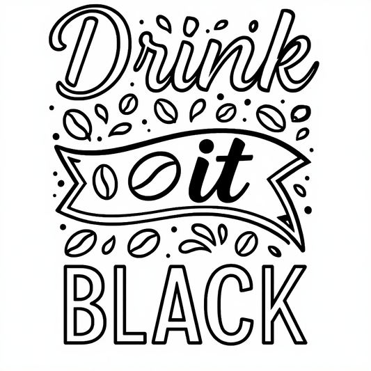 Drink It Black Coffee T-shirt