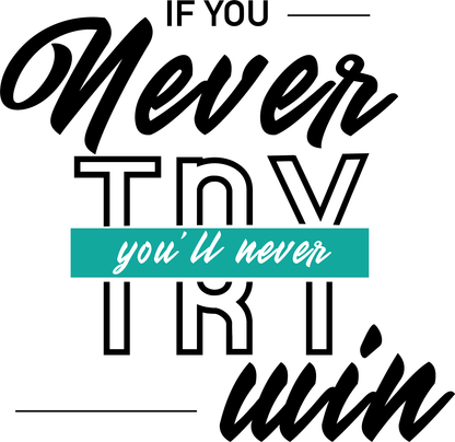 Motivational Quote T-shirt (White)