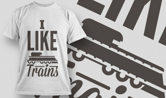 Train Enthusiast Graphic Tee (White)