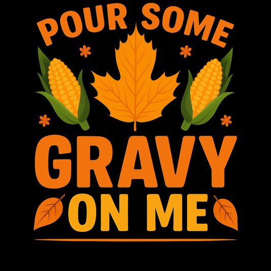 Gravy Lover's Autumn T-shirt (Black)