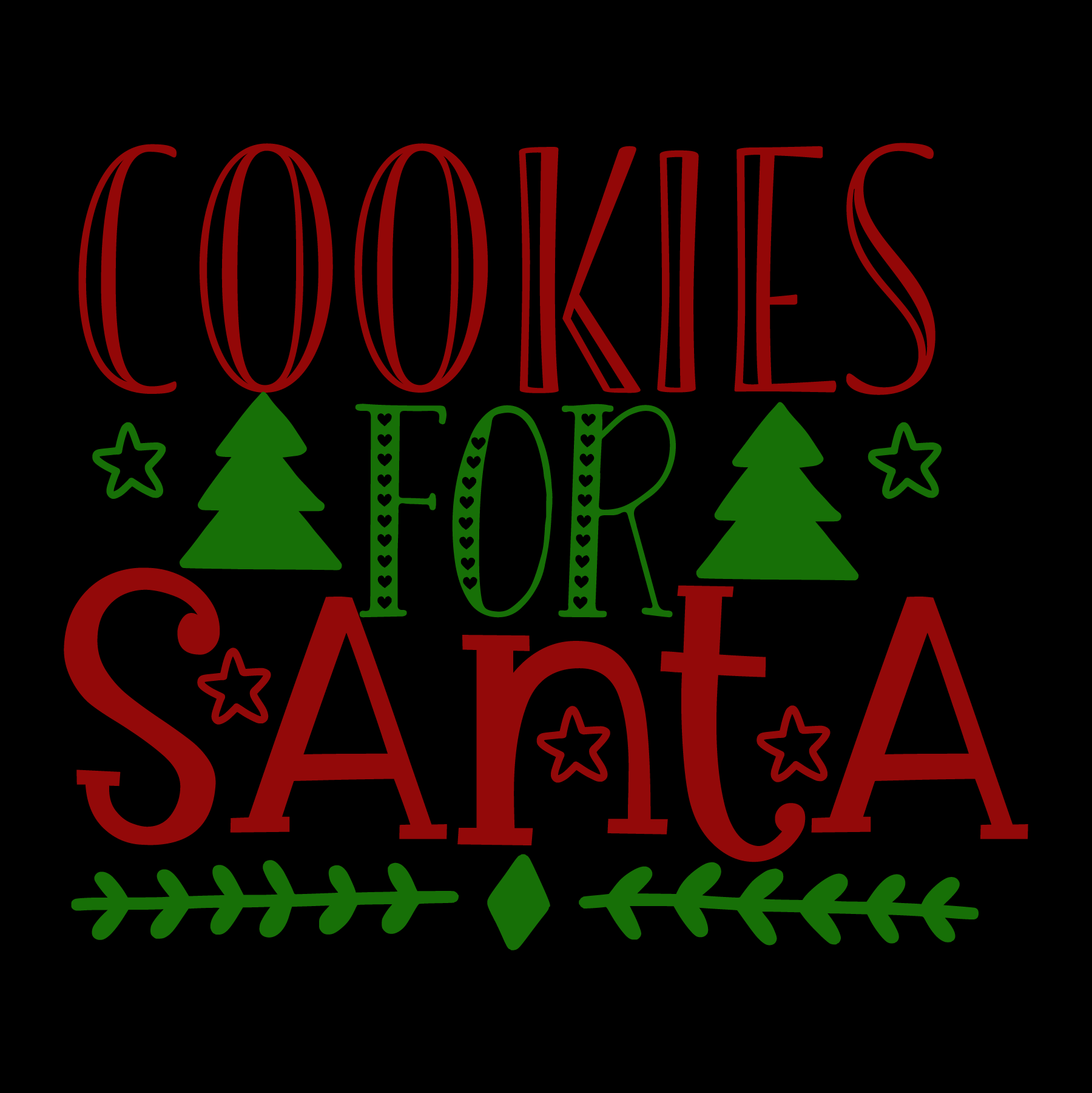 Cookies For Santa T-shirt (White)