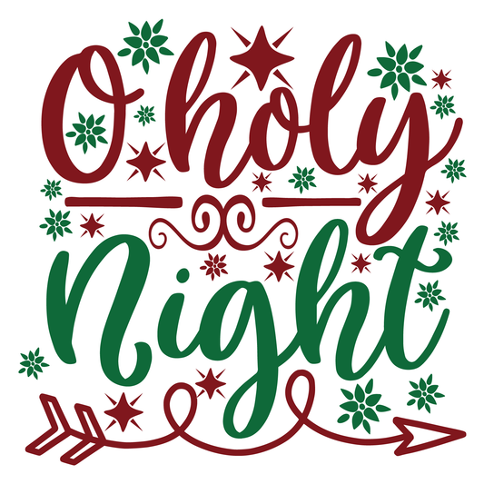 O Holy Night T-shirt Design (White)