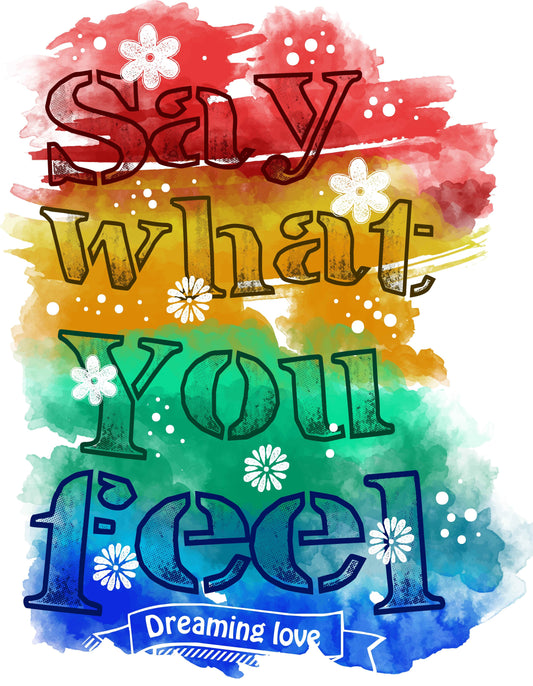 Express Your Feelings T-shirt (Black)