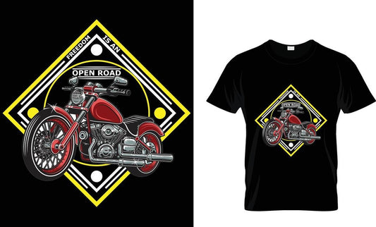 Freedom On The Open Road T-shirt (White)