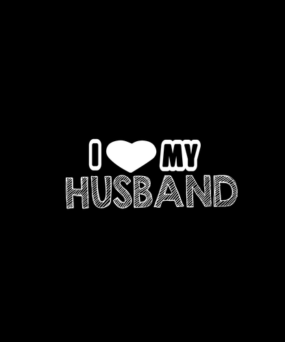Love For My Husband T-shirt (Black)