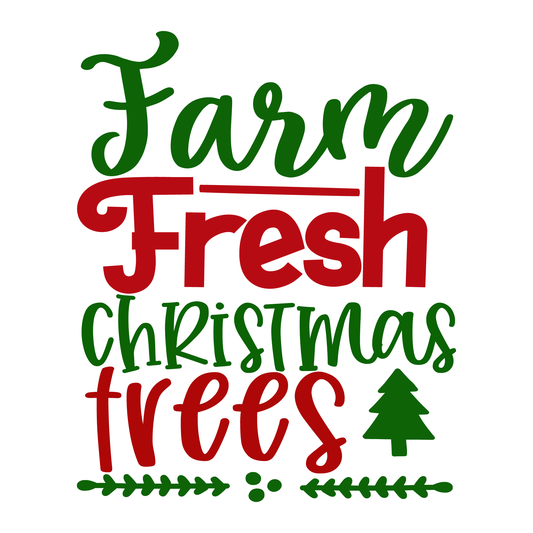 Farm Fresh Christmas Trees T-shirt (White)