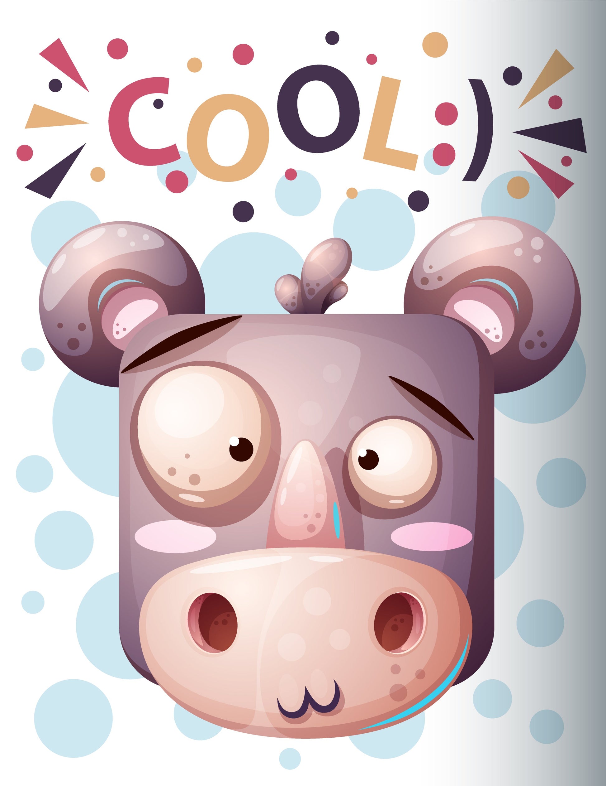 Cool Animal Graphic T-shirt (Black)