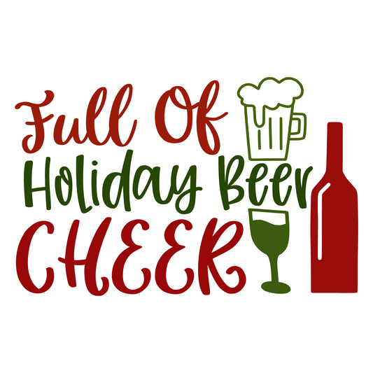 Holiday Beer Cheer T-shirt (White)