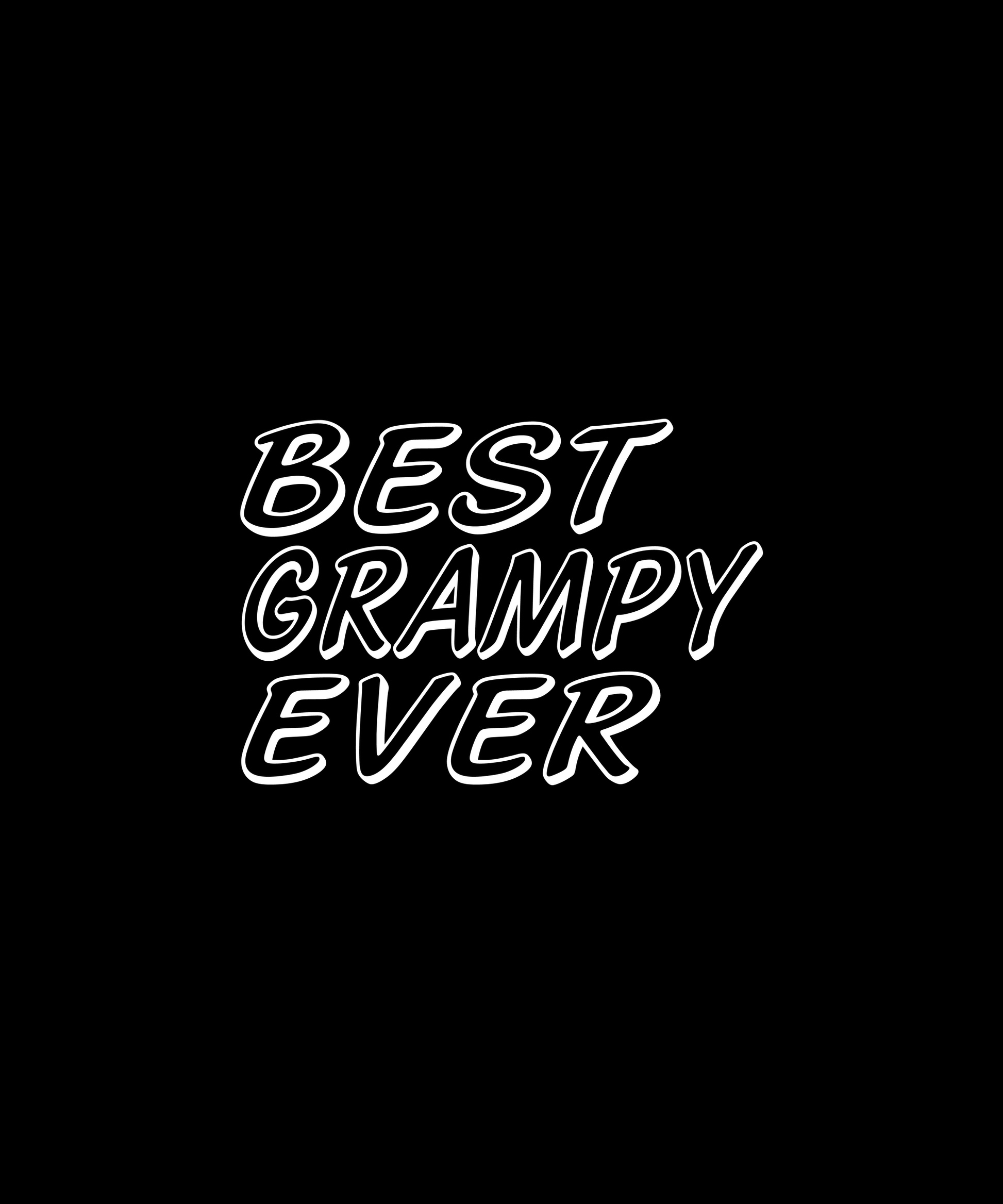 Best Grampy Ever T-shirt (Black)