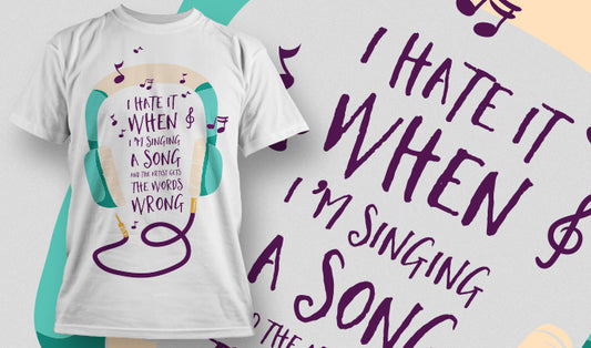 Musical Humor T-shirt (Black)
