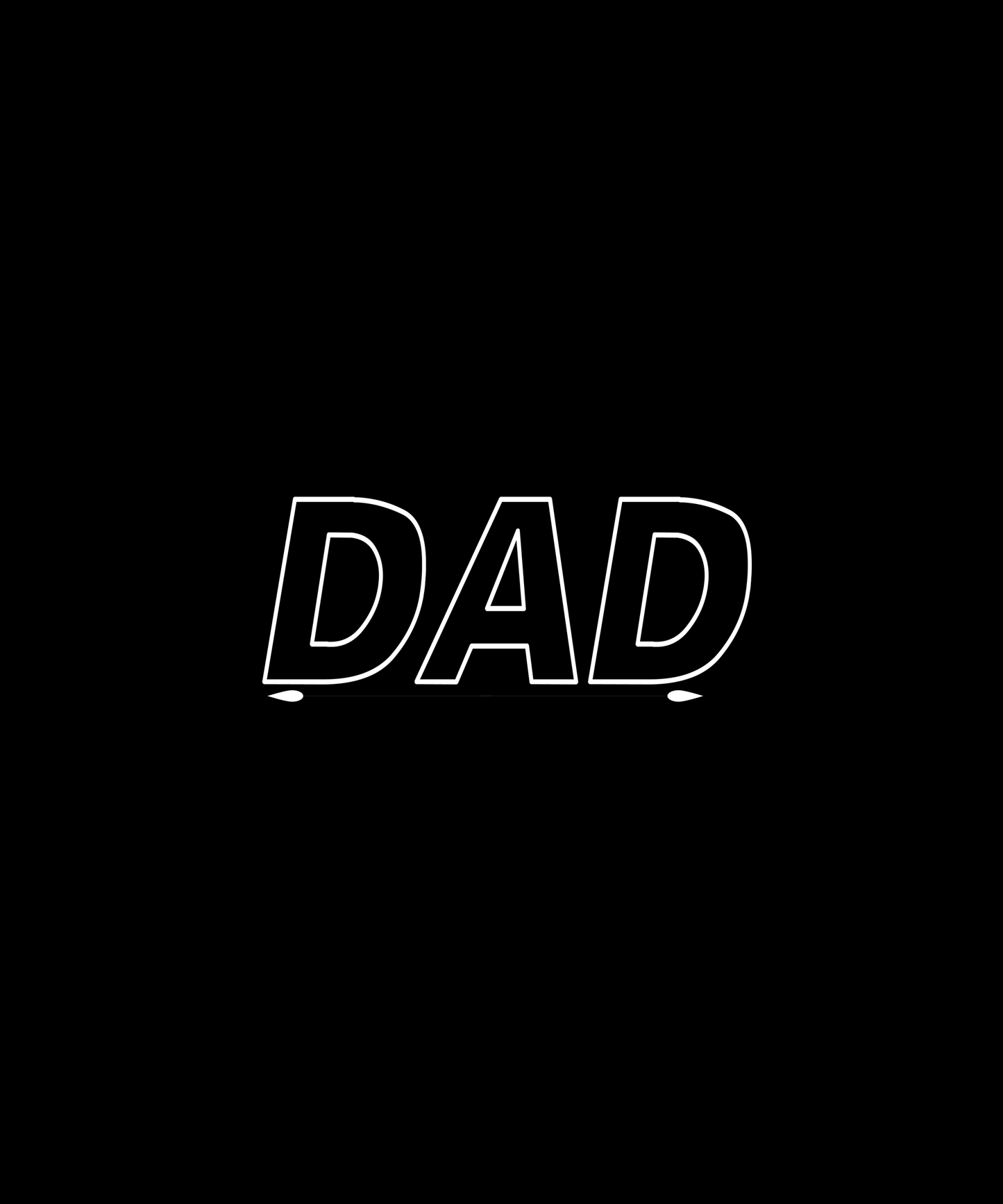 Stylish Dad T-shirt (Black)