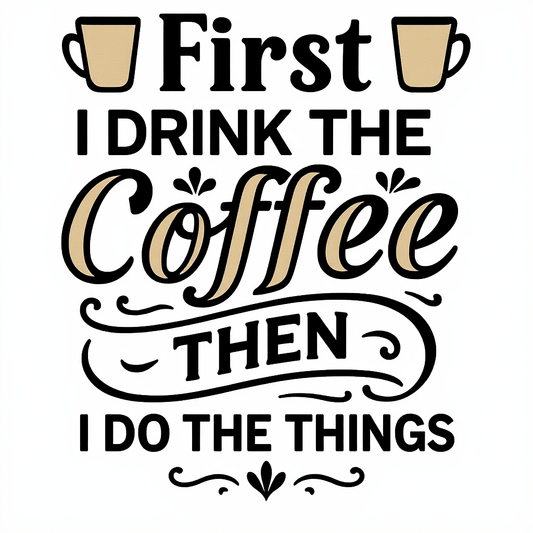 Coffee Lovers Motivational T-shirt