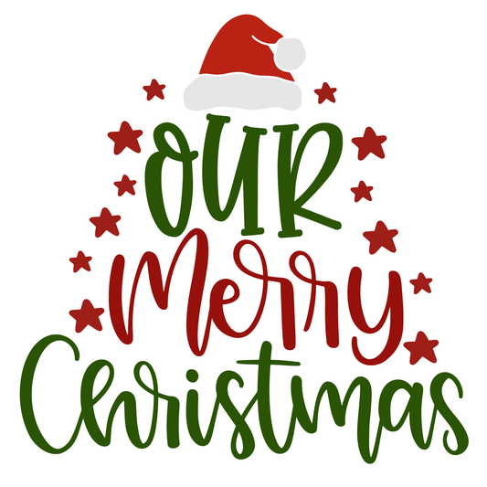 Merry Christmas Graphic Tee (White)