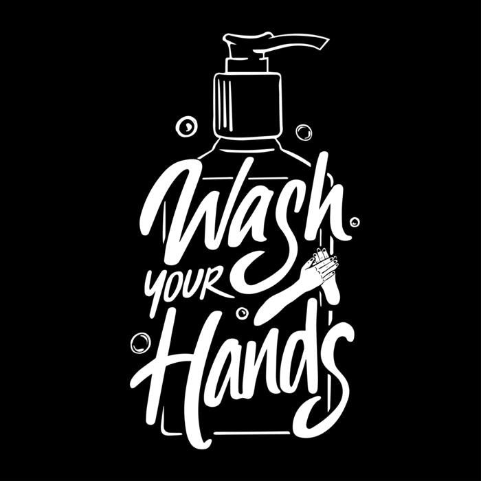 Hand Washing Reminder T-shirt (White)