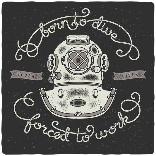 Born To Dive T-shirt (Black)