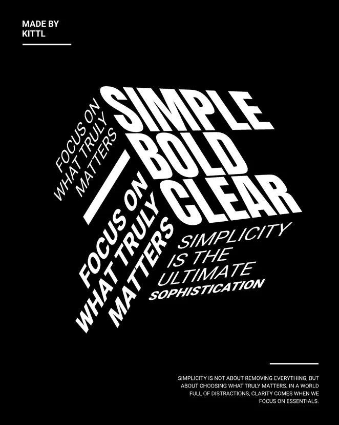Bold Simplicity T-shirt