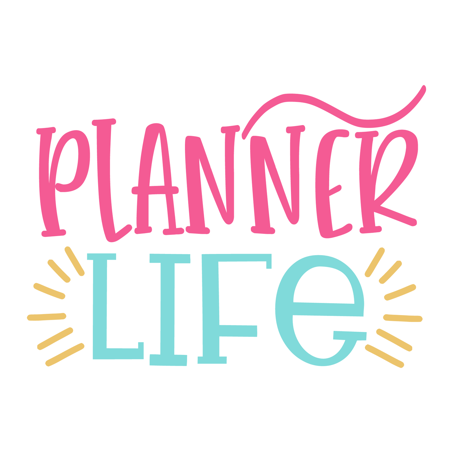 Planner Life T-shirt (White)