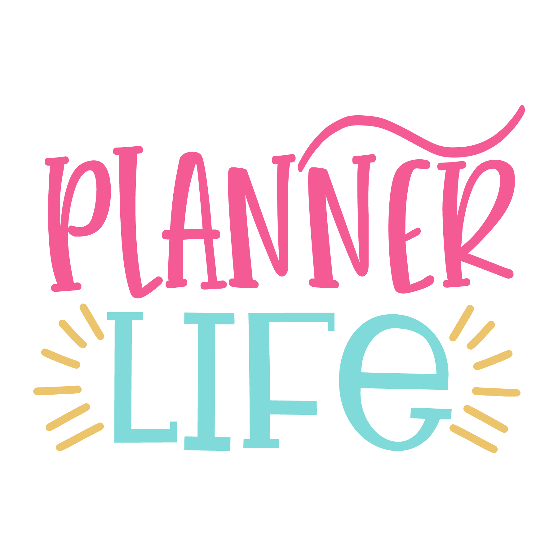 Planner Life T-shirt (White)