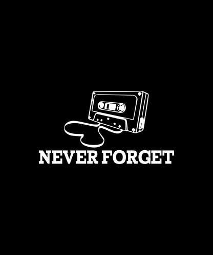 Retro Cassette Tape T-shirt (Black)