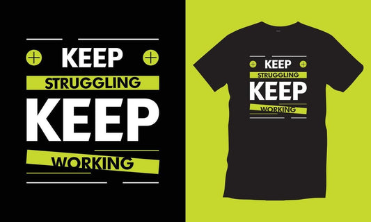 Motivational Struggle T-shirt (White)