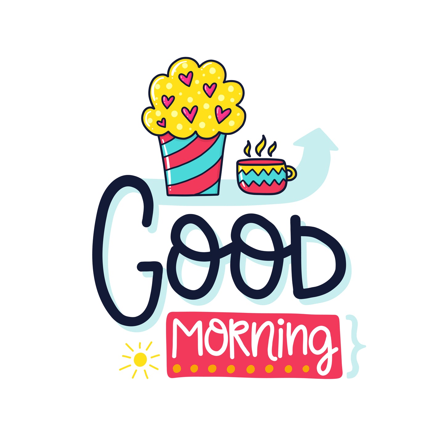 Good Morning Fun T-shirt (White)