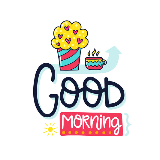 Good Morning Fun T-shirt (White)