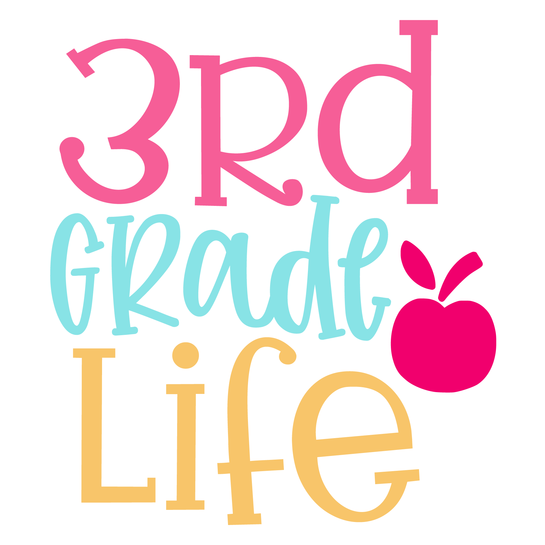3rd Grade Life Design- Tee (White)