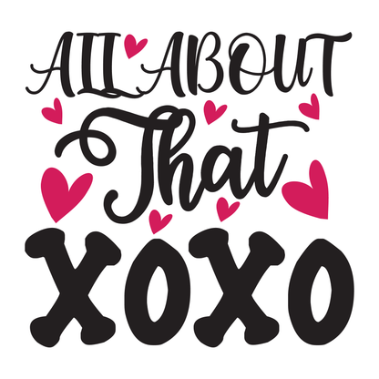 All About That Xoxo- Tee (White)