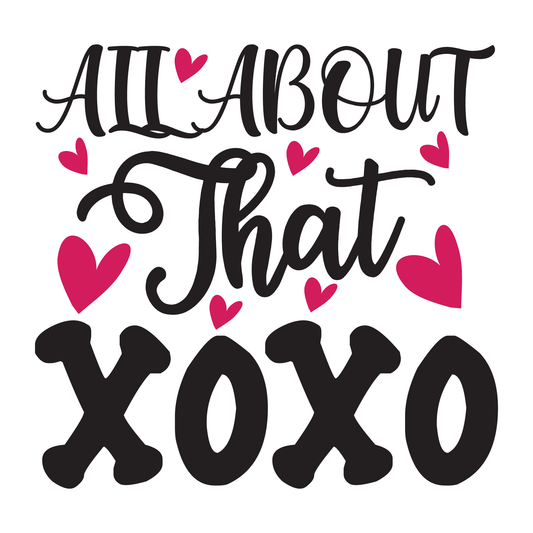 All About That Xoxo- Tee (White)