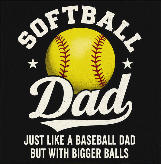 Softball Dad Humor T-shirt