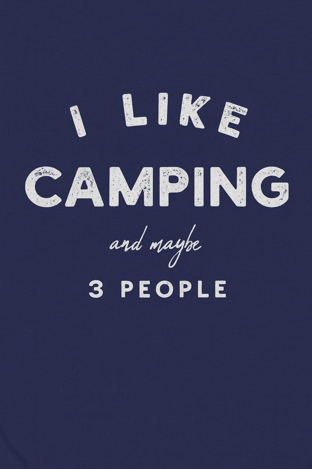 Camping Enthusiast T-shirt (Black)