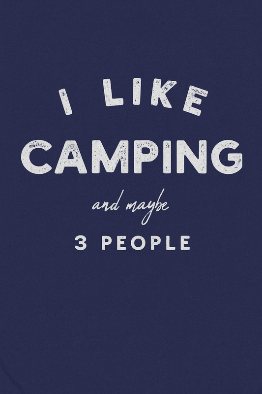 Camping Enthusiast T-shirt (Black)