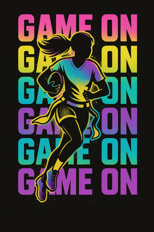 Dynamic Sports Graphic T-shirt