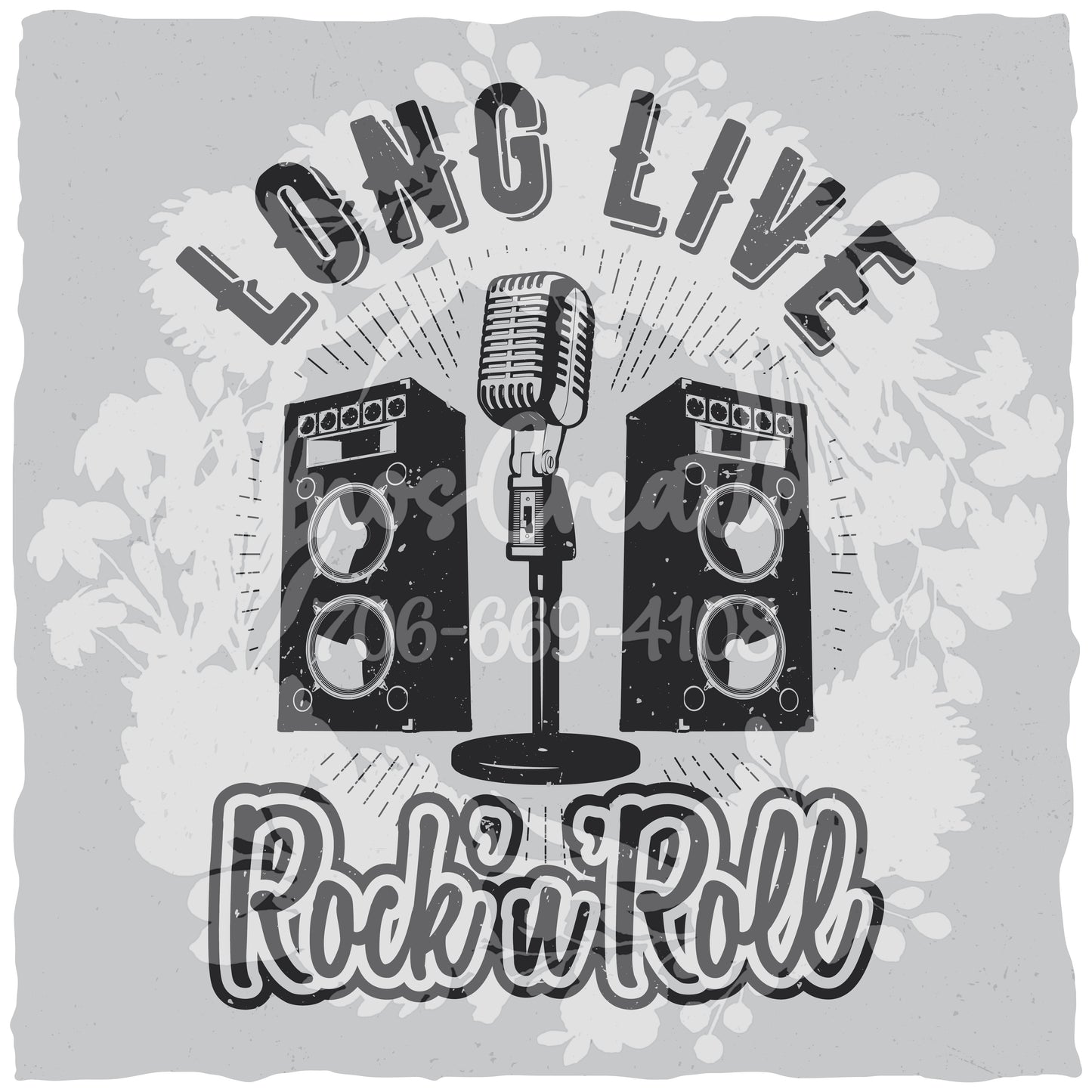 Long Live Rock 'n' Roll T-shirt (Black) [WM v1 1aa6a7da] [WM v1 7f59b171]