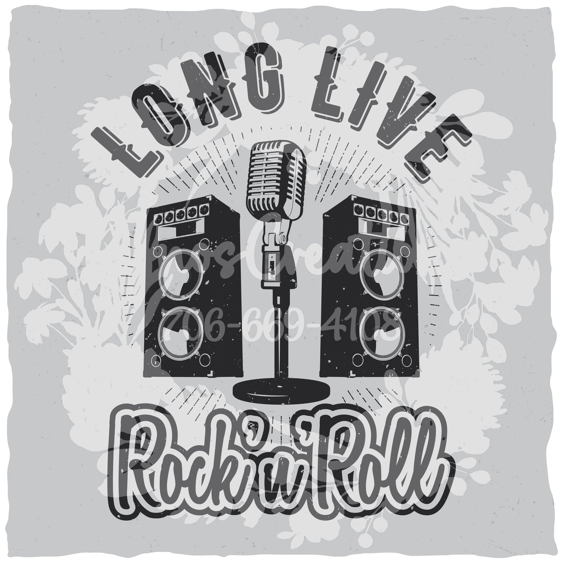 Long Live Rock 'n' Roll T-shirt (Black) [WM v1 1aa6a7da] [WM v1 7f59b171]